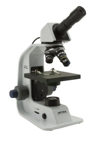 B-151ALC Microscopio monoculare 400x, tavolino fisso, con controllo Automatico della Luce