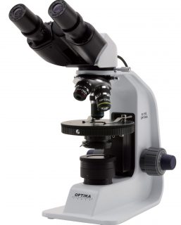 B-150POL-BALC Microscopio polarizzante binoculare, tavolino ruotante, con Controllo Automatico della Luce