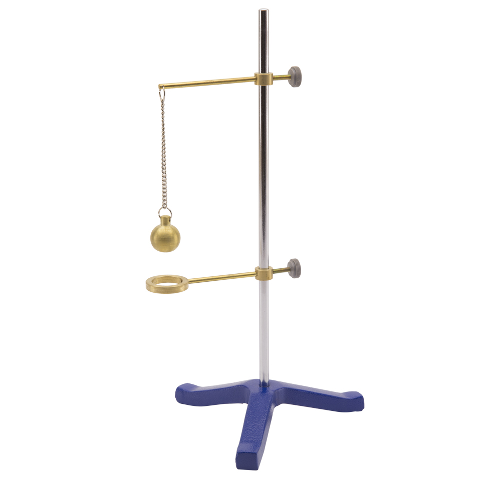 Ring & Ball Apparatus Brass 25mm ball with Ring passes when cold stops when  hot Abron AP-884a | All Physics Items | Abronexport.com