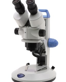 LAB-20 Stereomicroscopio zoom 7x…45x, illuminazione LED incidente & trasmessa