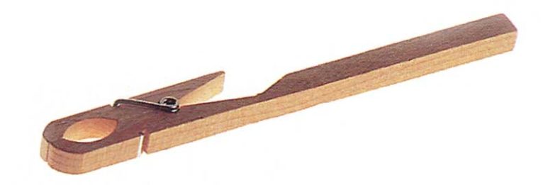 F408 Pinza in legno per provette