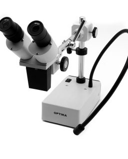 ST-50Led Stereomicroscopio binoculare, illuminazione incidente LED, braccio flessibile