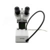ST-50Led Stereomicroscopio binoculare, illuminazione incidente LED, braccio flessibile