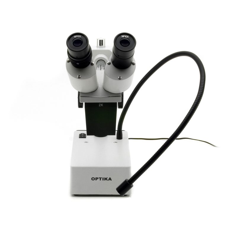 ST-50Led Stereomicroscopio binoculare, illuminazione incidente LED, braccio flessibile