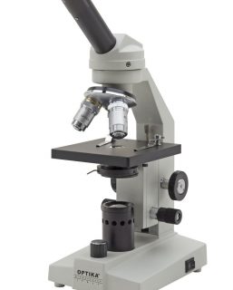 M-100FLed Microscopio monoculare, 400x, illuminazione LED