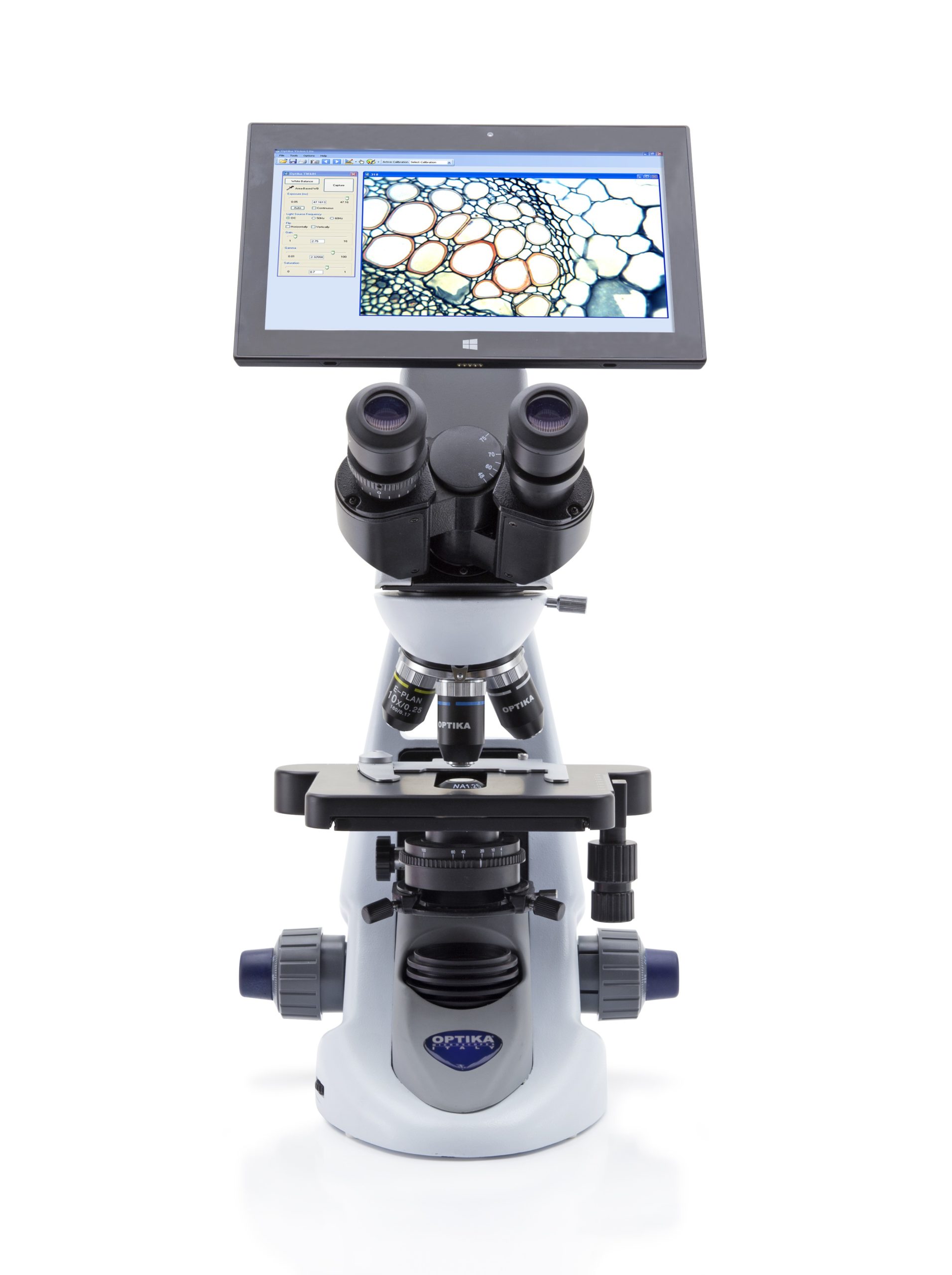 Microscopio digital binocular, cámara 1000x, 3.2 MP con tableta, toma múltiple (solo para tableta de la – OPTIKASCIENCE