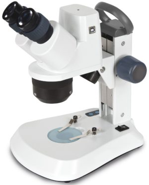 SFX-91D Stereomicroscopio, 10x-20x-40x, con camera integrata 3.2 MP