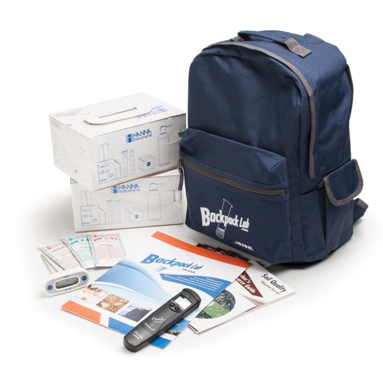 HI3896BP Backpack Lab™ – Zaino con kit combinato analisi del suolo