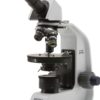 B-150POL-MR Microscopio polarizzante monoculare, 400x, tavolino ruotante, con batterie ricaricabili